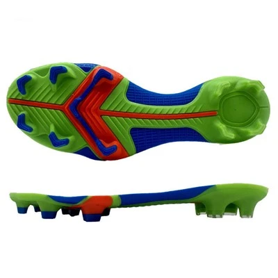 Suela de fútbol de TPU multicolor